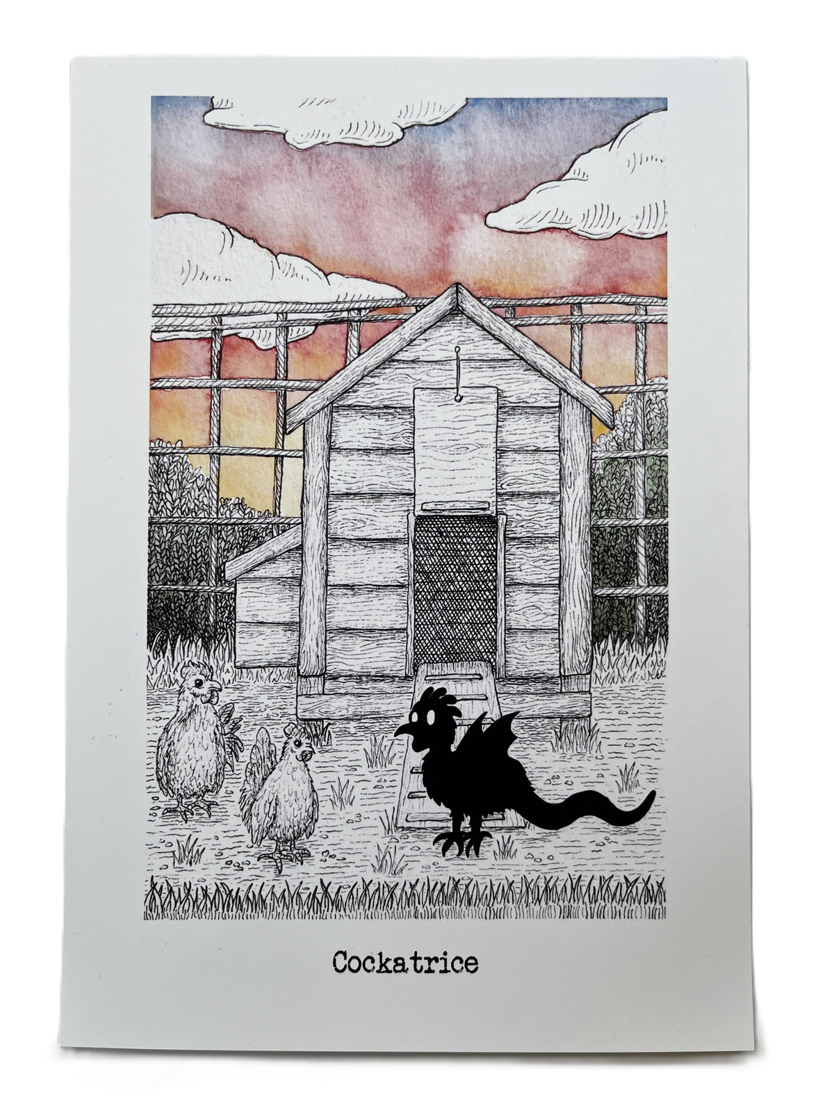 Cockatrice | A5 Print