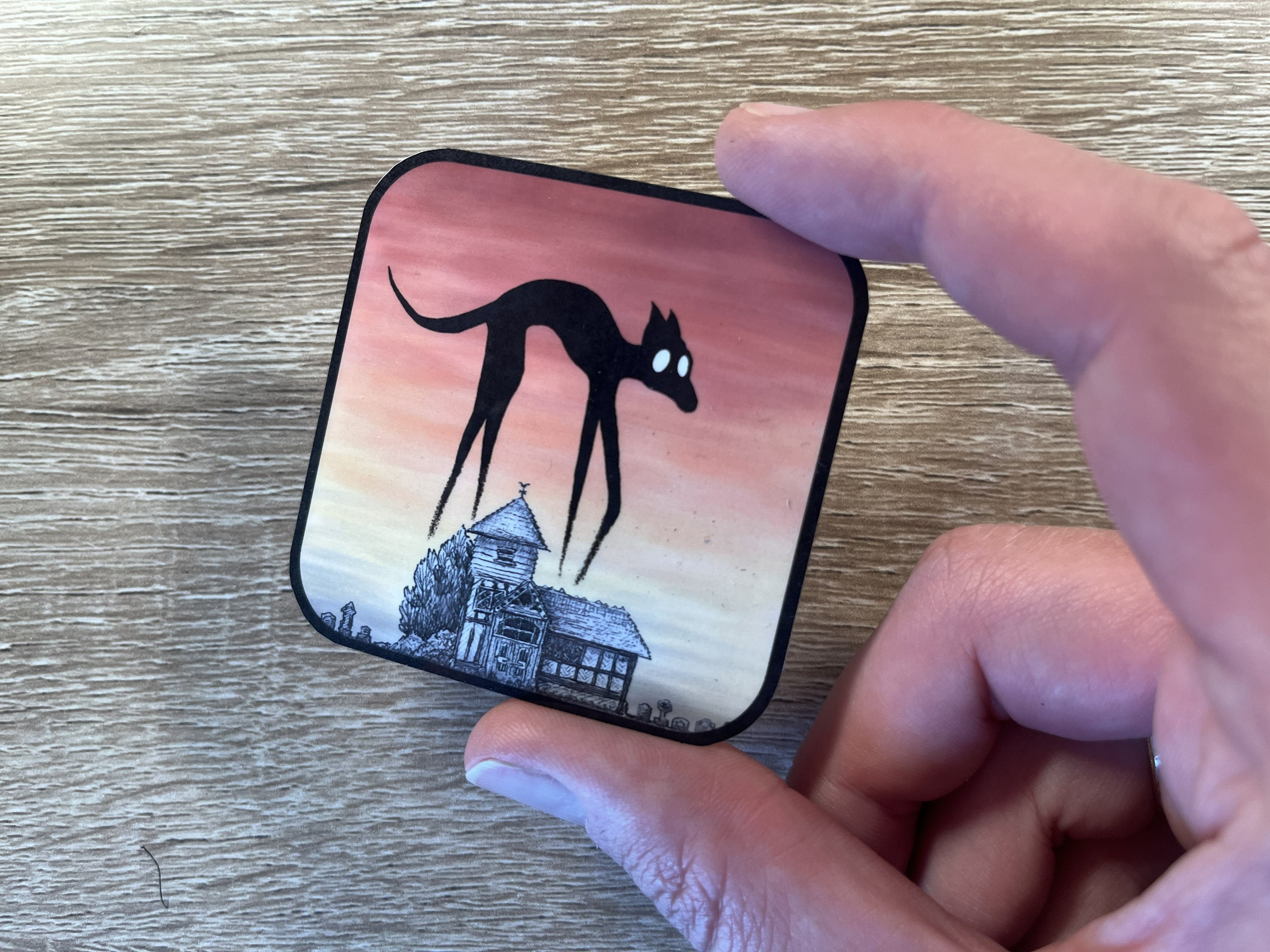 Church Grim Dawn Sticker | British Folklore Vinyl Sticker