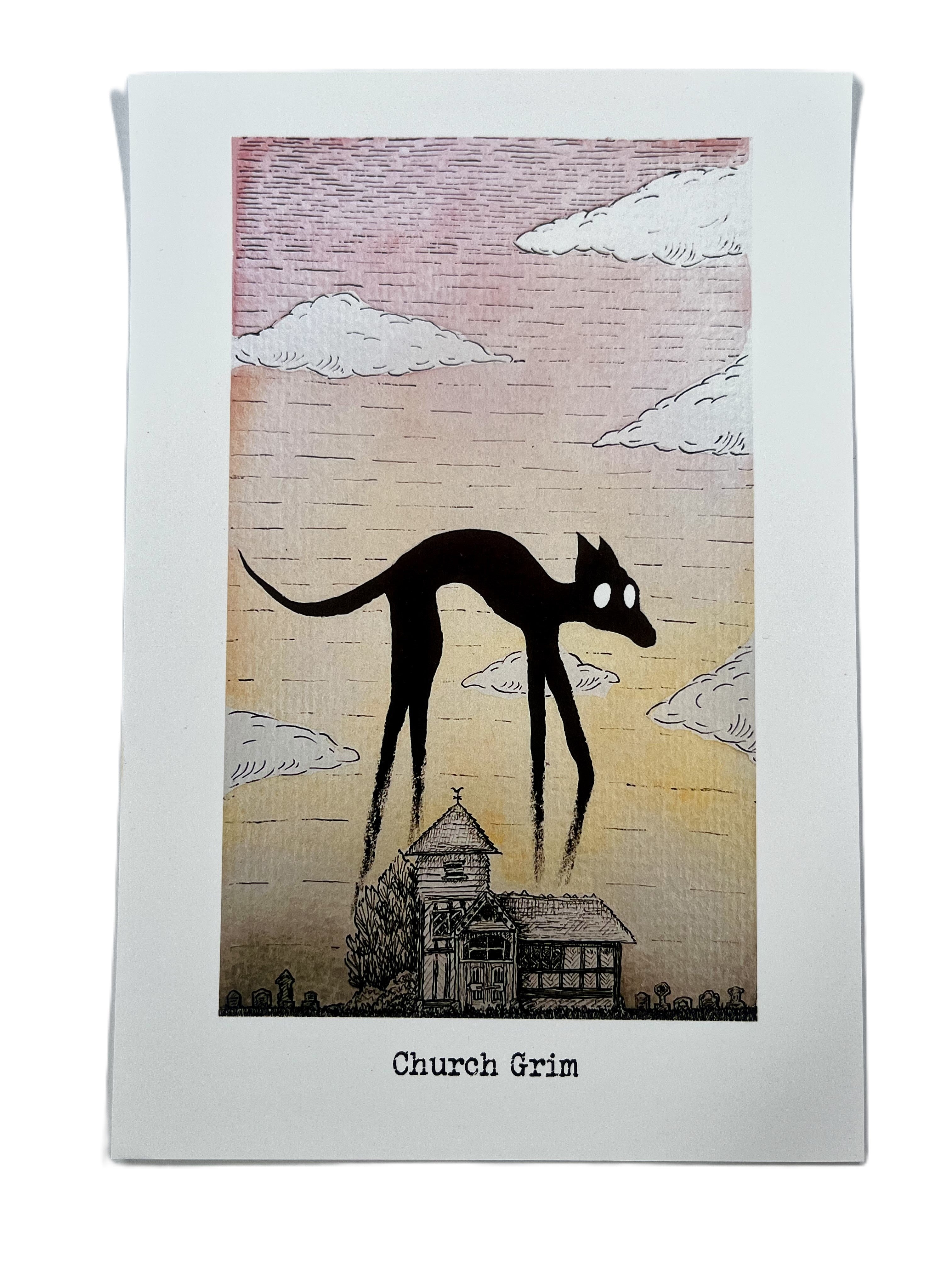 Church Grim | A5 Print