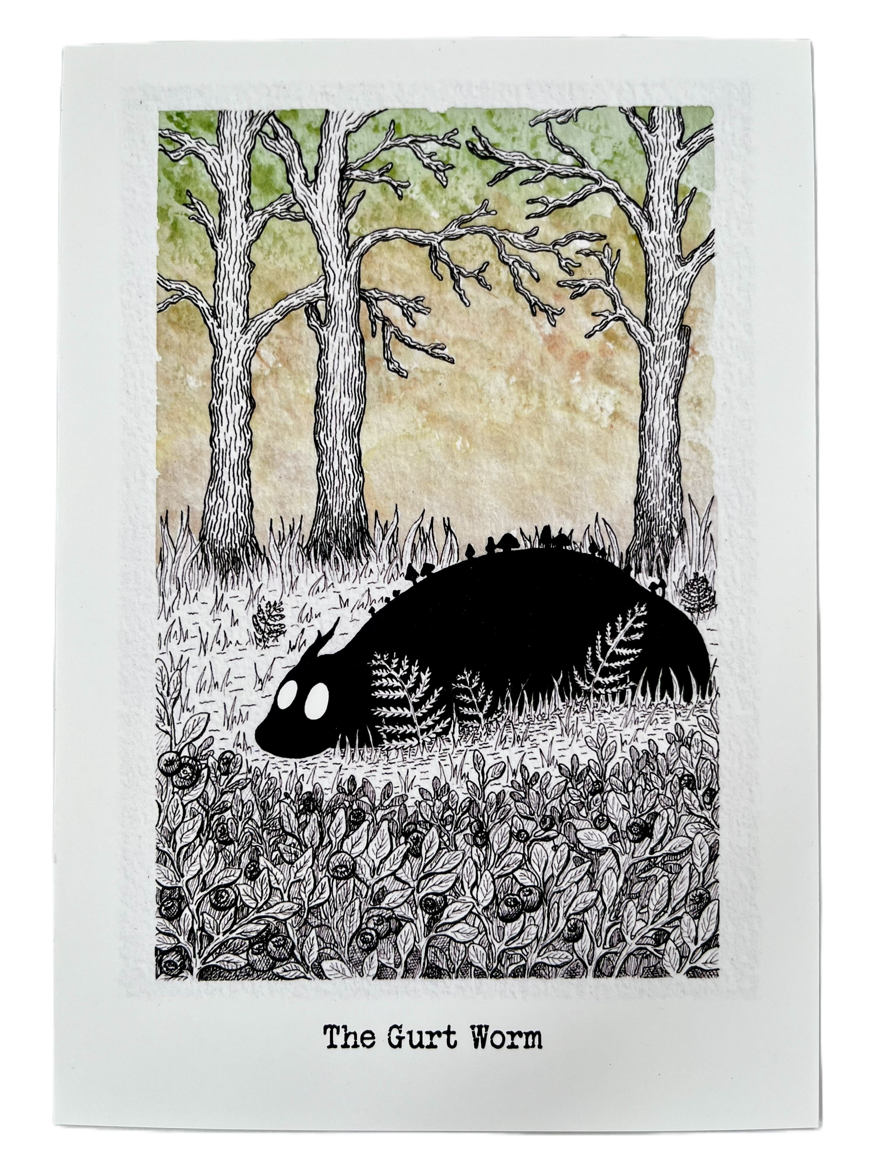 Gurt Worm | A5 Print