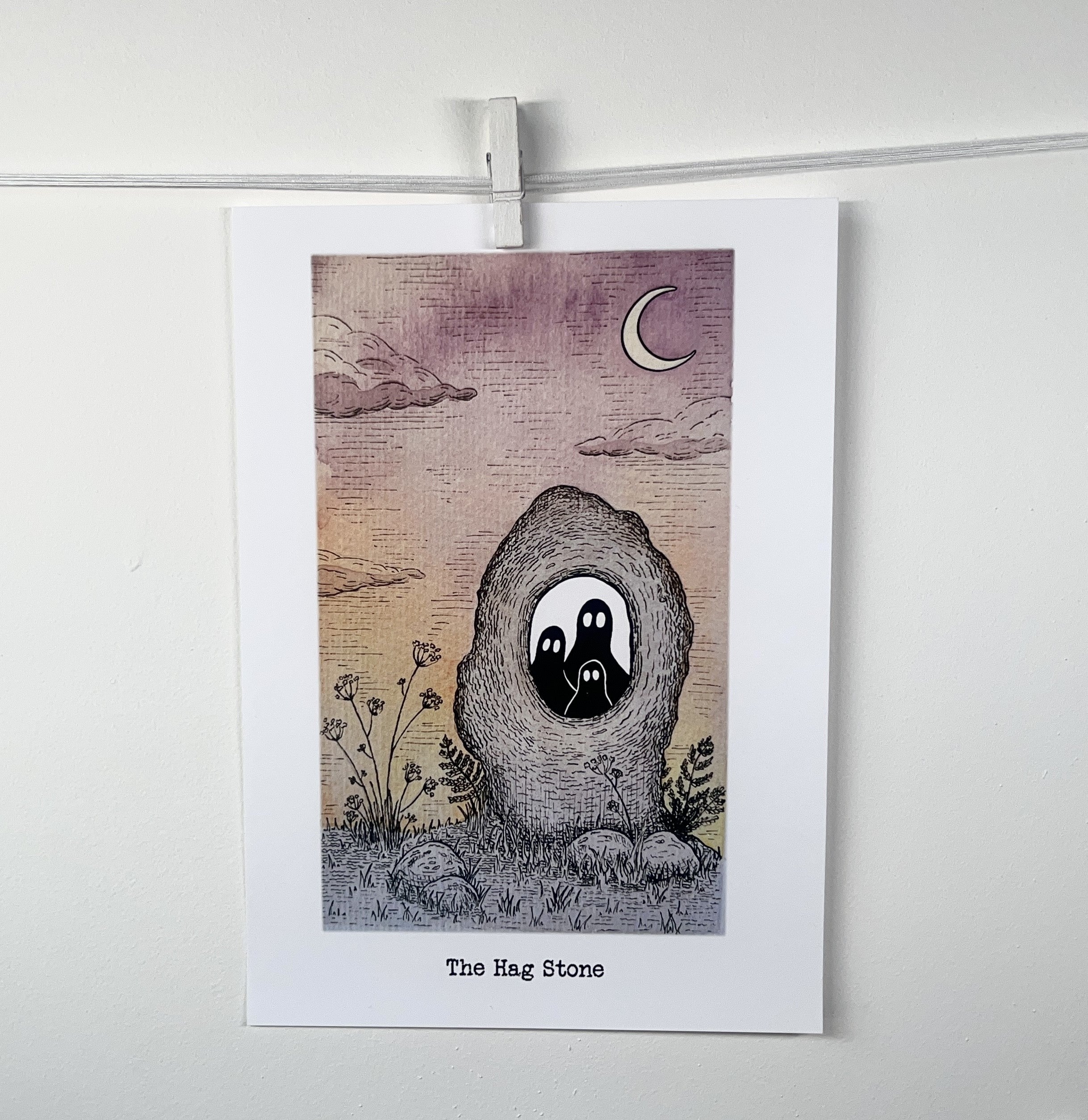 Hag Stone | A5 Print