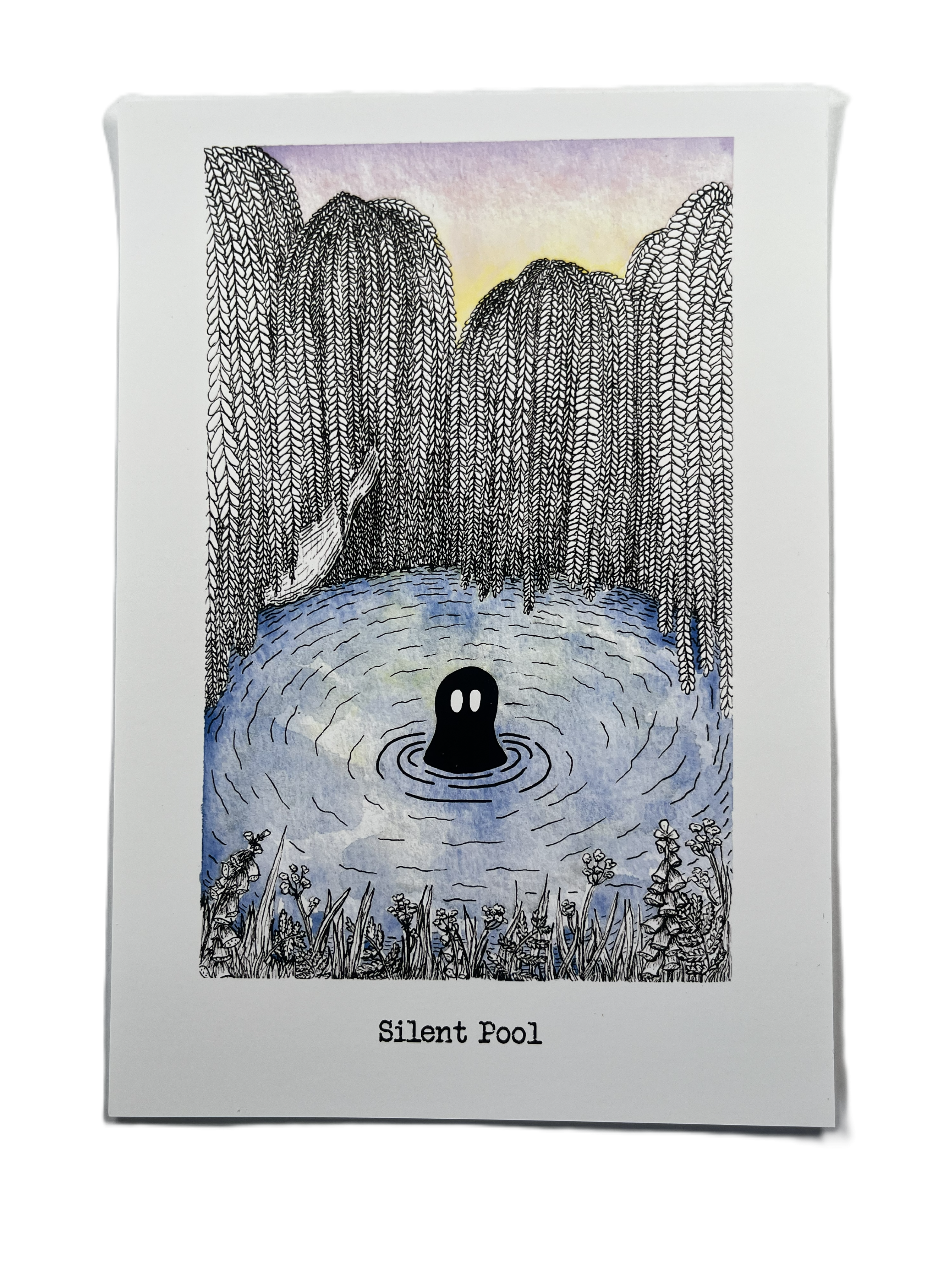 Curious Combo - Silent Pool Print & Sticker