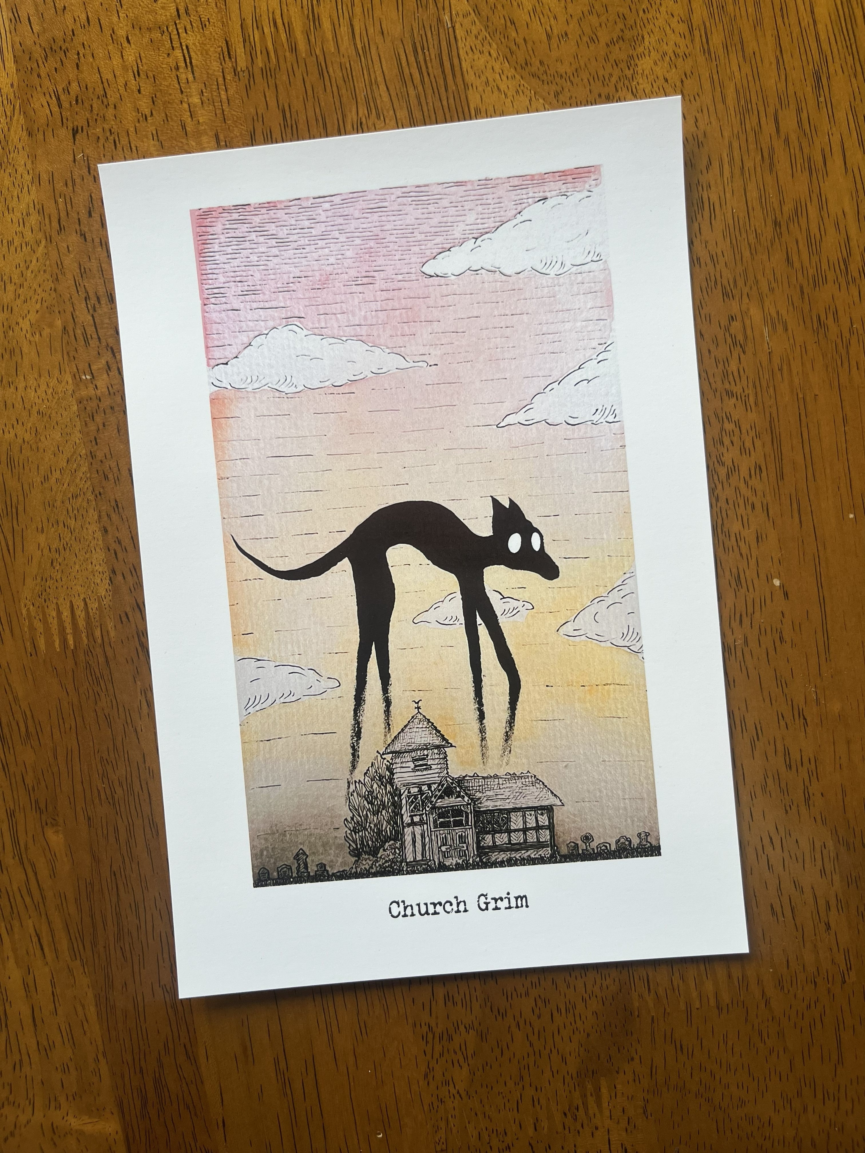 Church Grim | A5 Print