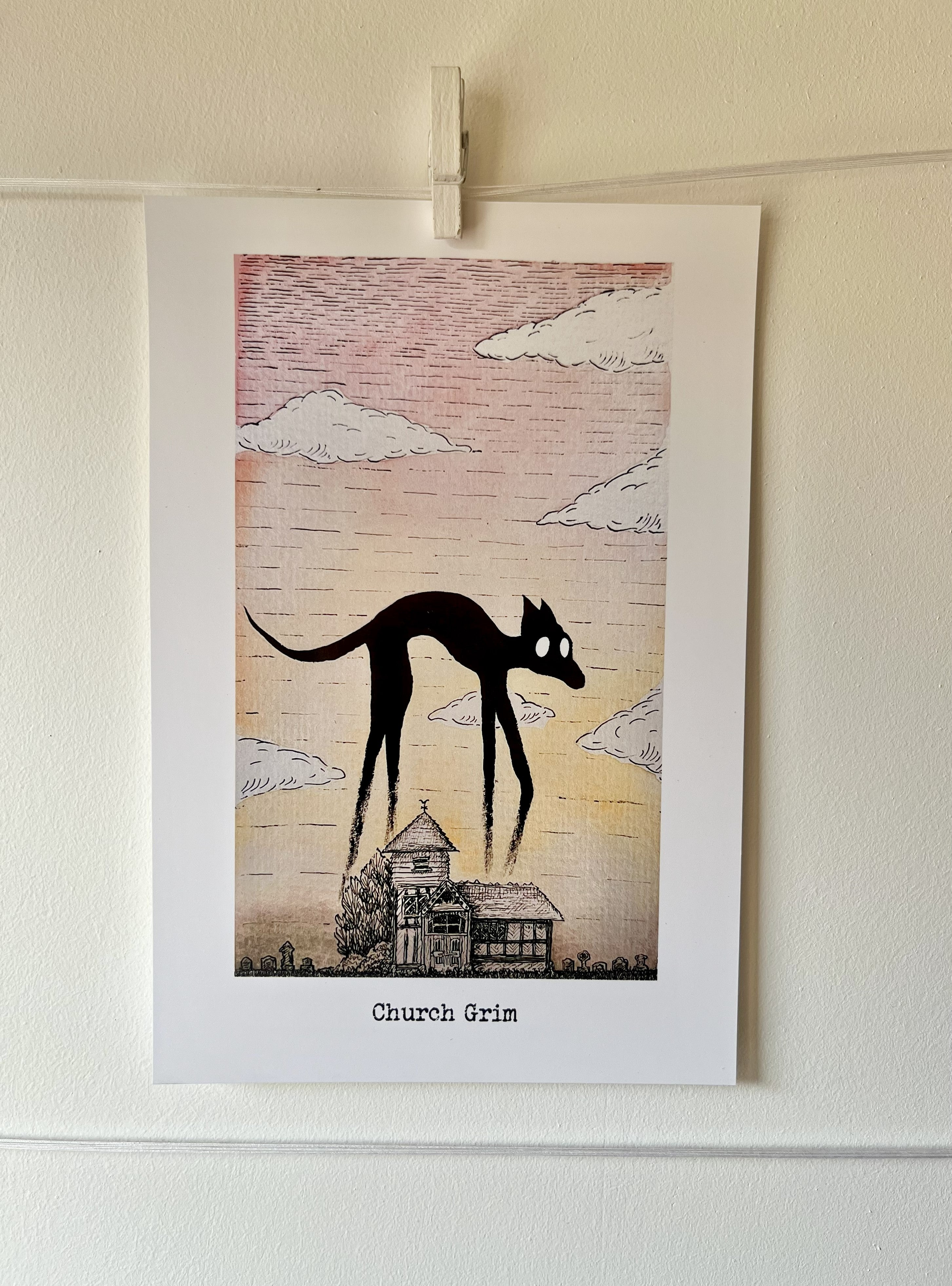 Church Grim | A5 Print