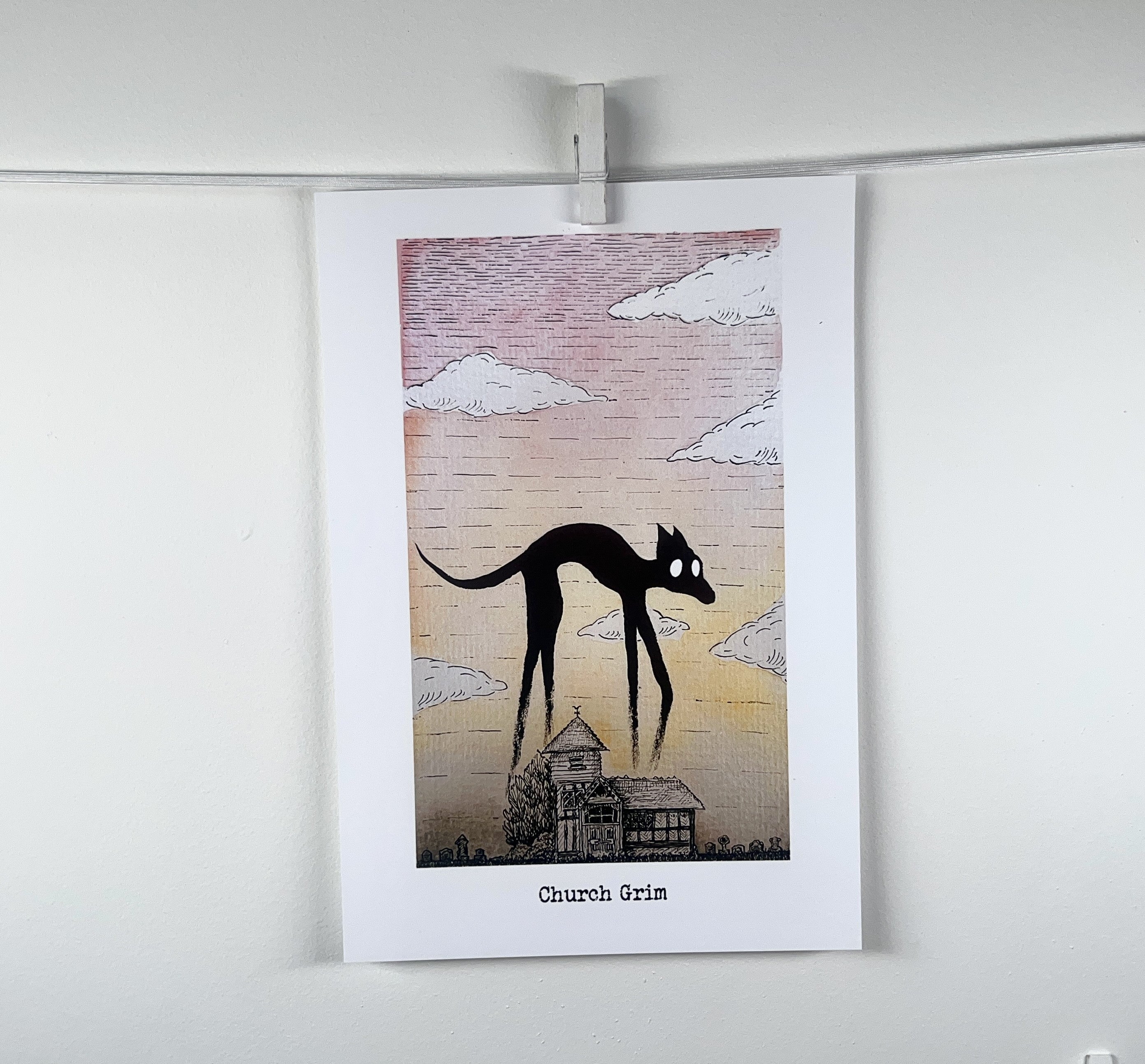 Church Grim | A5 Print