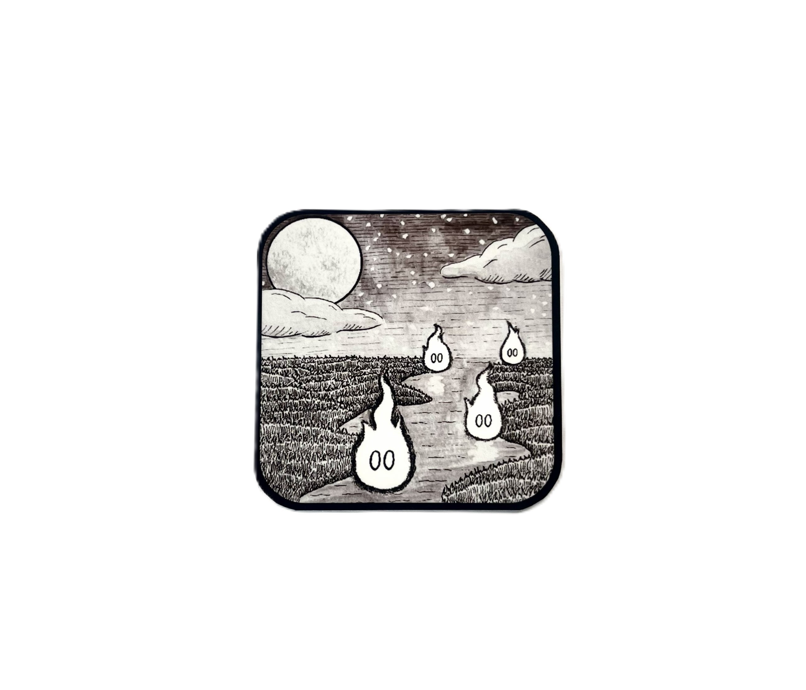 Curious Combo - The Will-o'-Wisp Print & Sticker