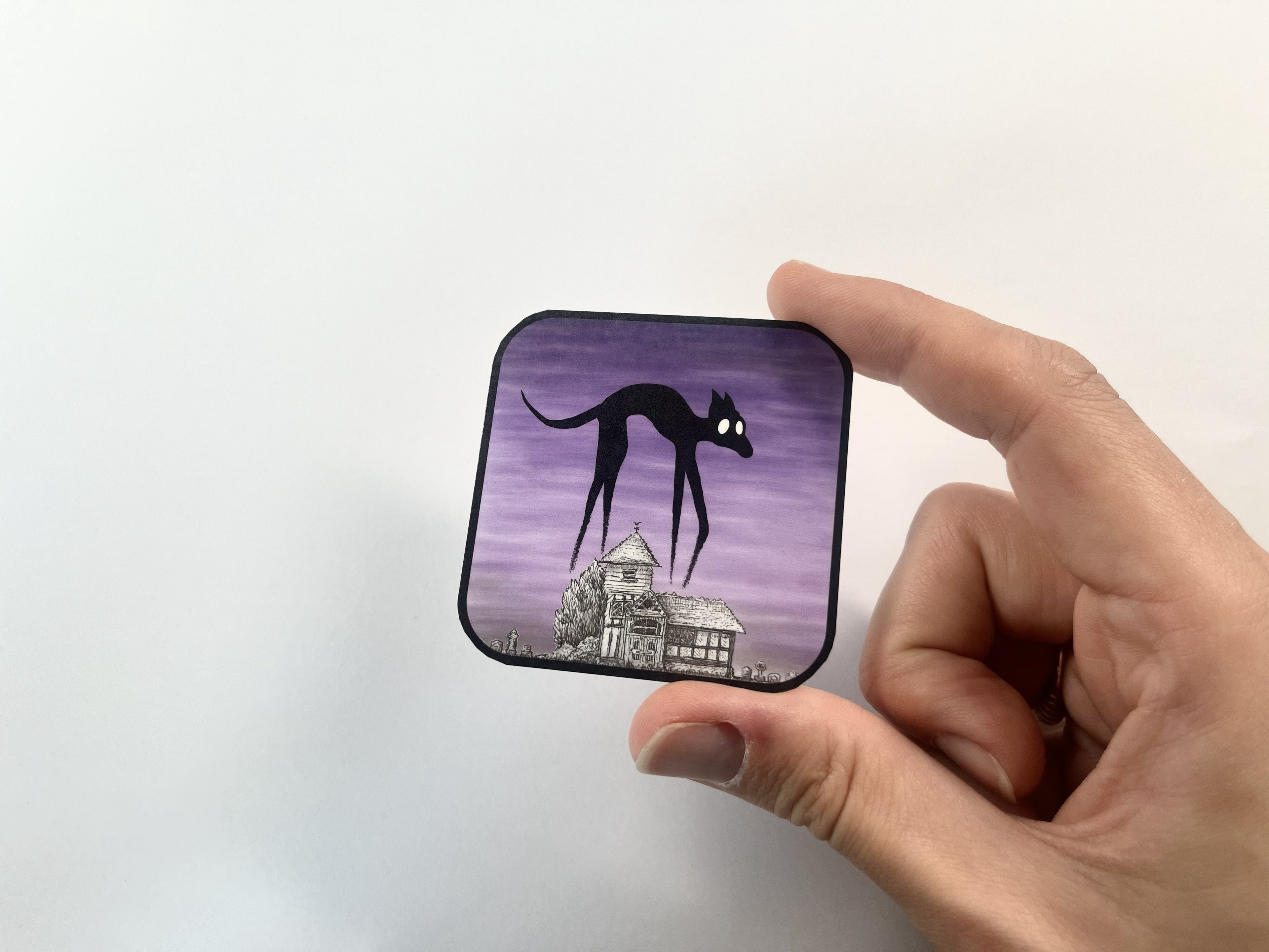 Curious Combo - Church Grim Print & Sticker