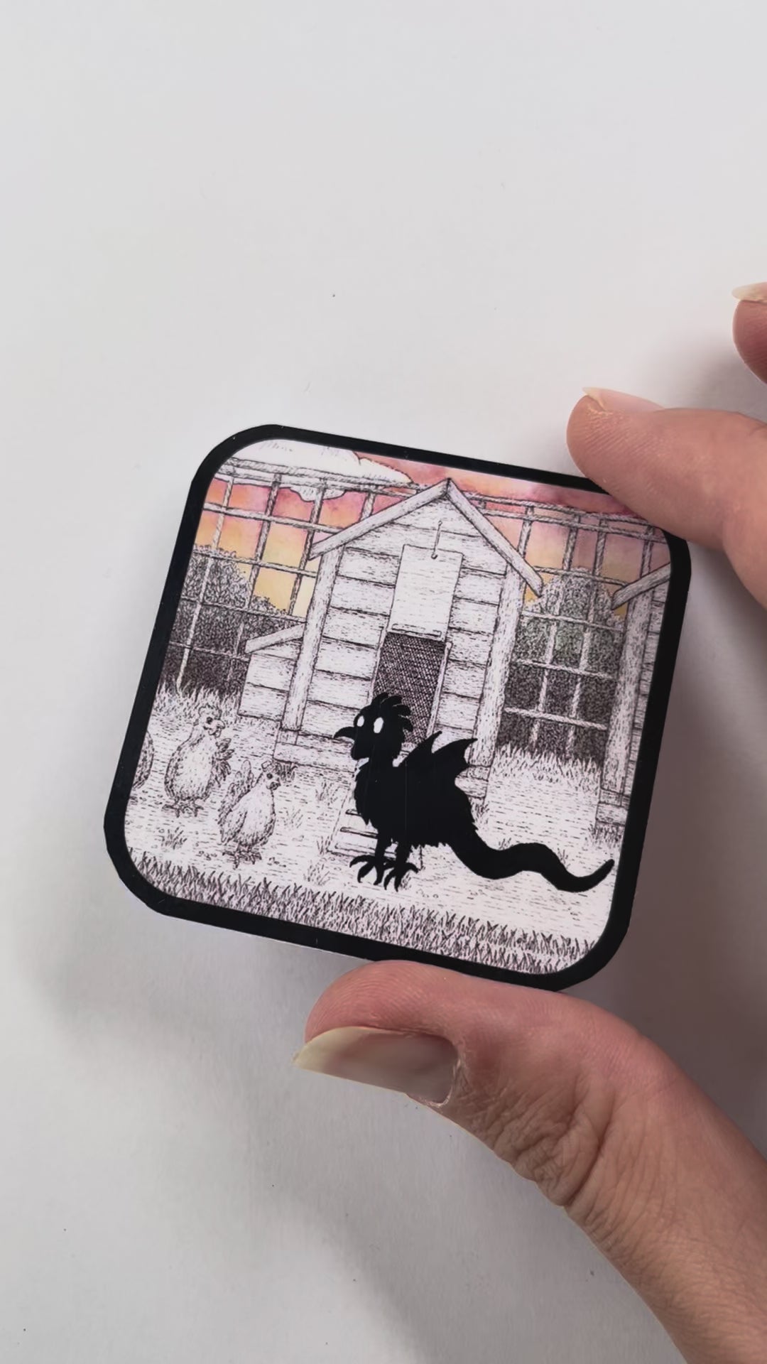 Curious Combo - Cockatrice Print & Sticker